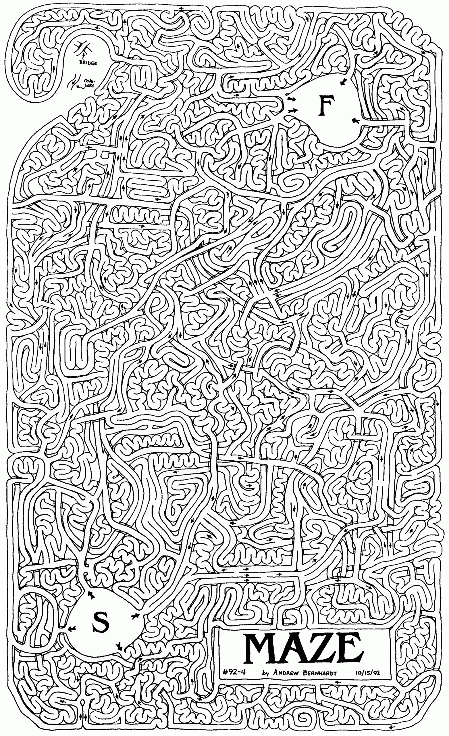 Printable Mazes Puzzles