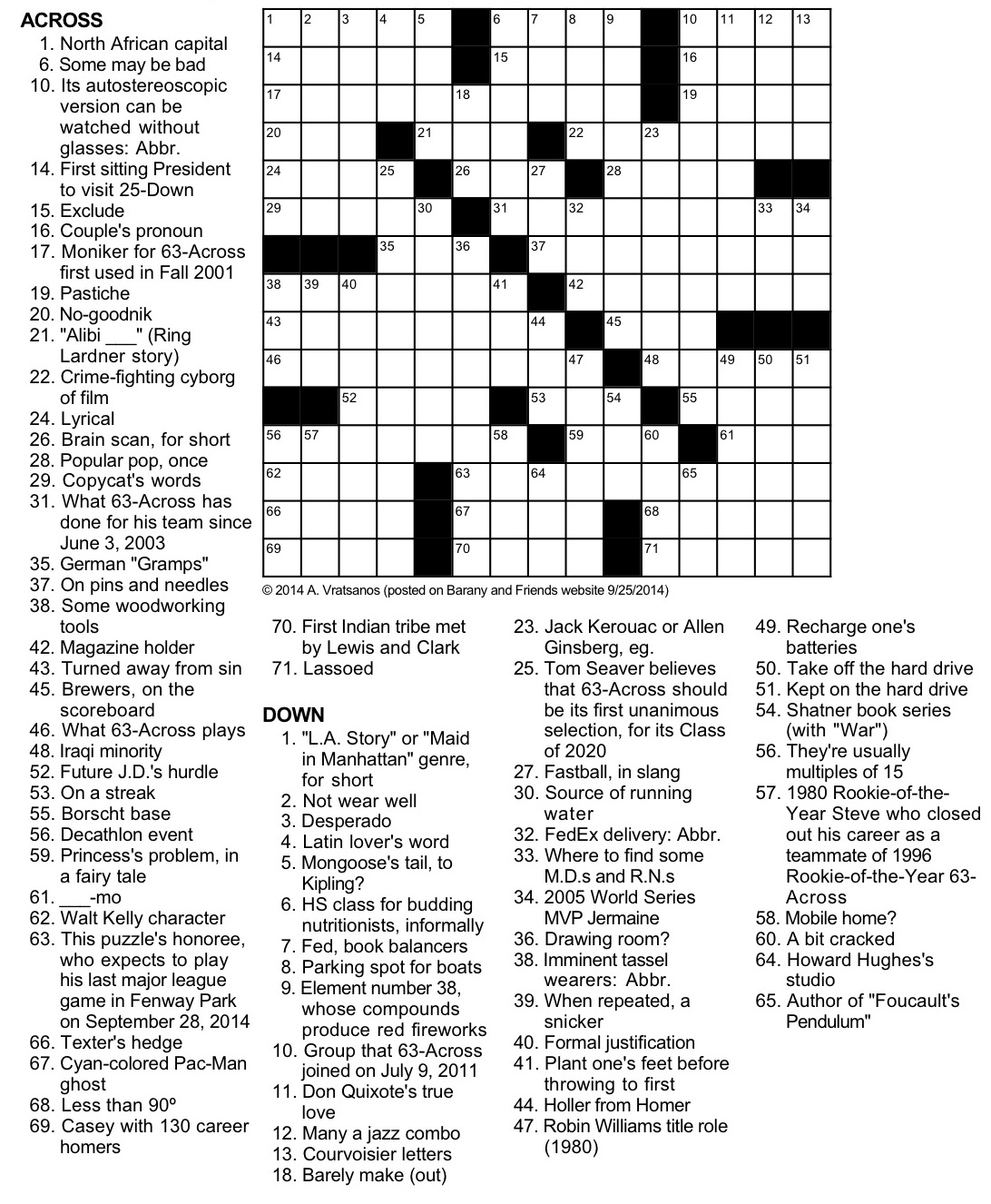 Printable Number Fill In Crosswords Rytelonestar