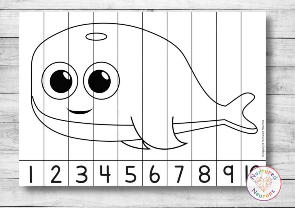 Printable Number Sequence Puzzle