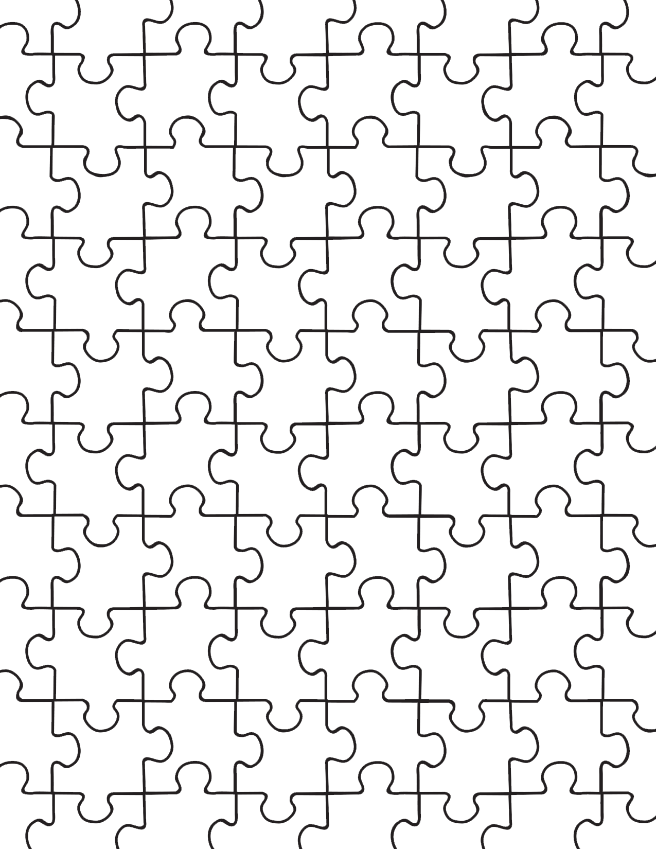 Printable Puzzle Template