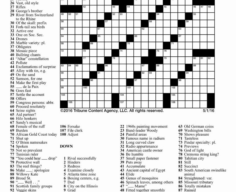 Printable Puzzles For Adults Printable Crossword Puzzles Printable