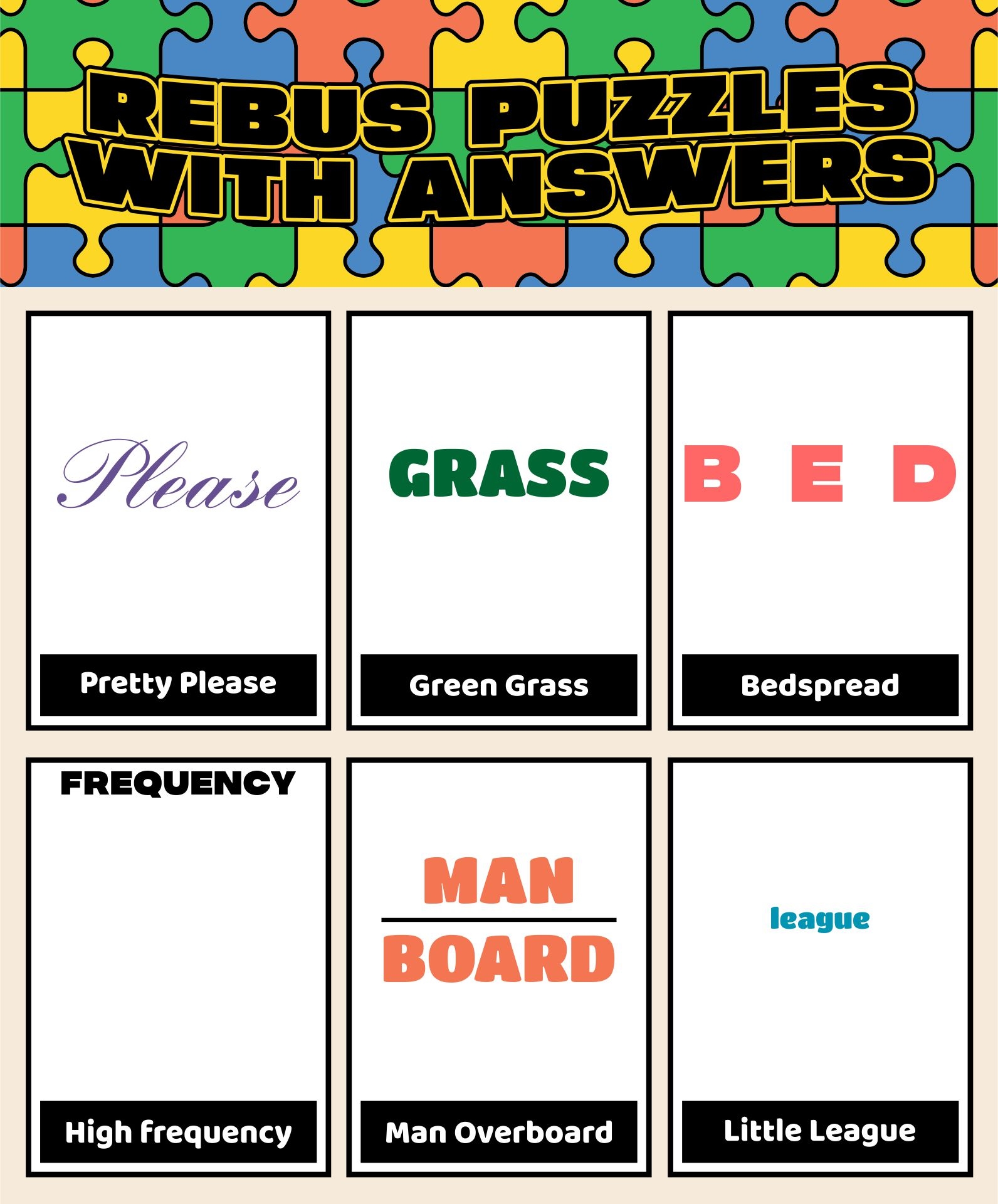 Printable Rebus Puzzles Printable Calendar