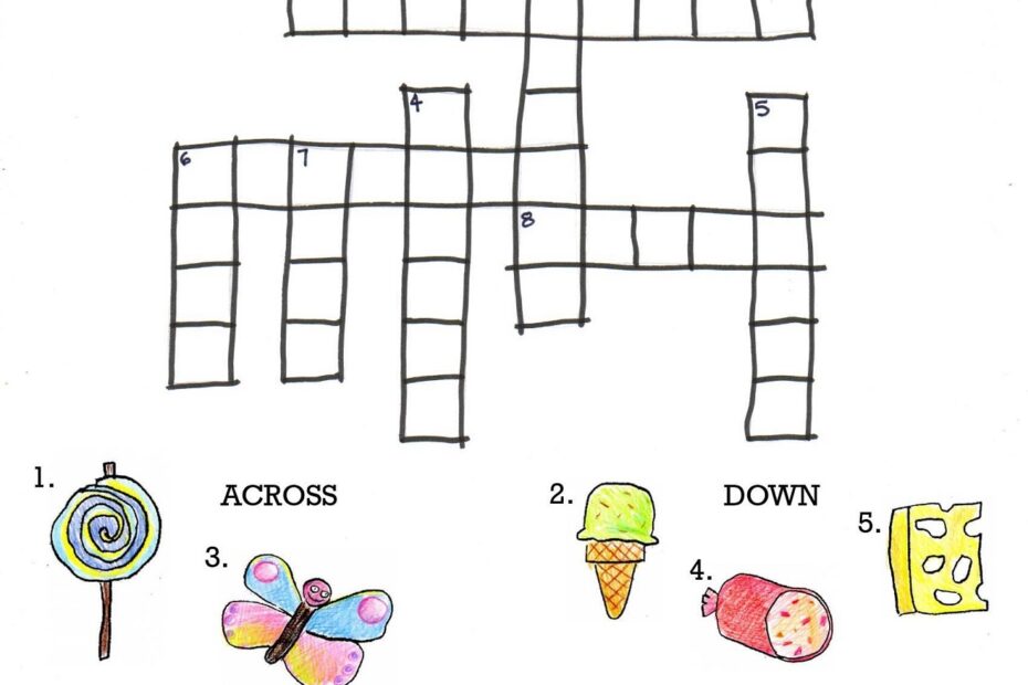 Printable Simple Crossword Puzzles Printable Crossword Puzzles