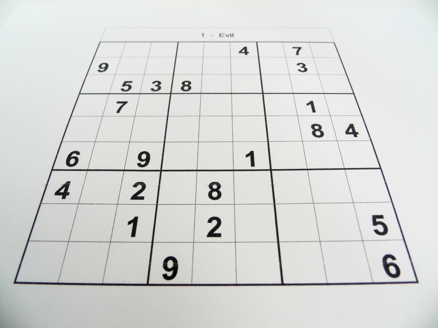 Printable Sudoku Puzzles Free Sudoku Puzzles