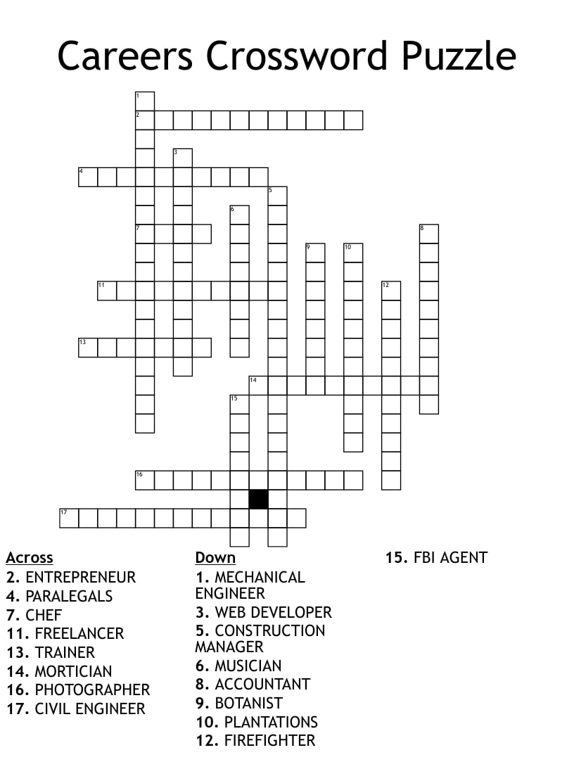 Printable Sunday Crossword Puzzles Free Printable JD