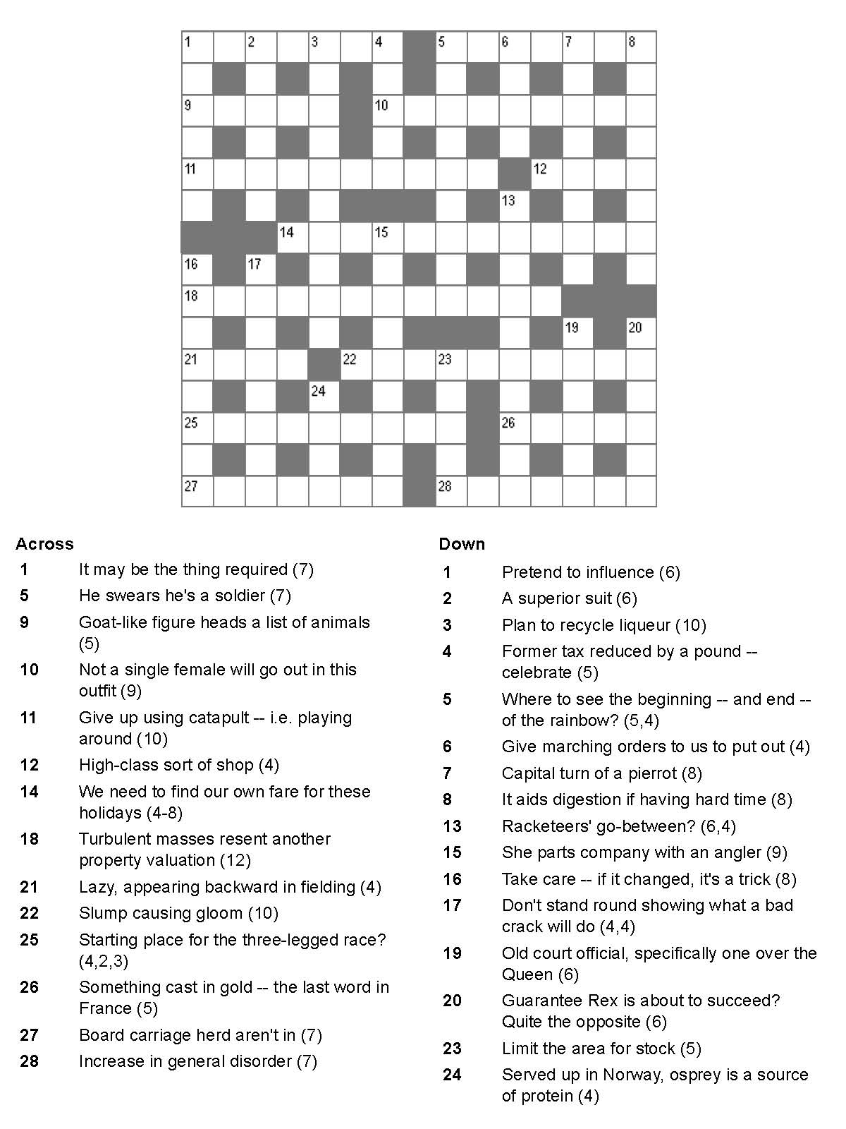 Printable Trivia Crossword Puzzles Printable Crossword Puzzles Online