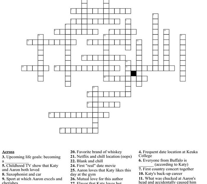 Printable Valentine Crossword Puzzle Free Free Download And Print For