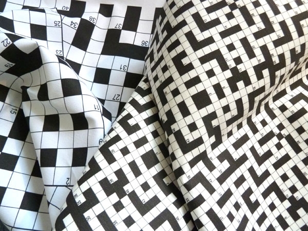 Puzzling Crossword Fabric