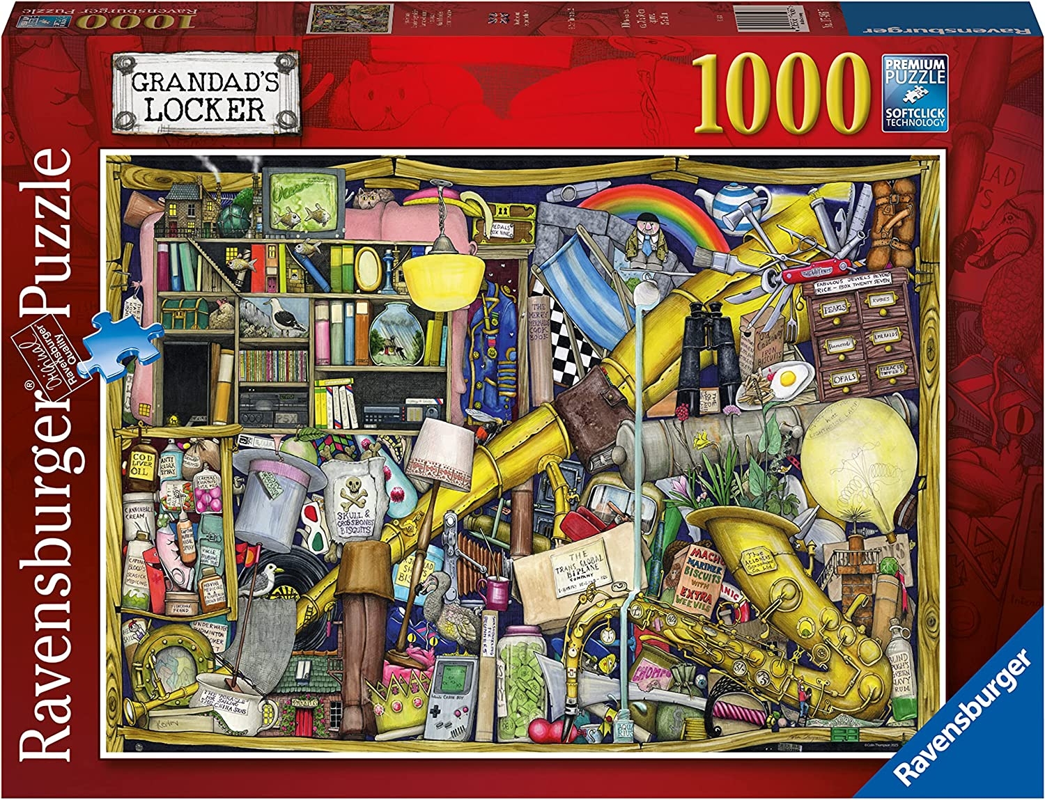 Ravensburger Colin Thompson Grandad s Locker 1000 Piece Puzzle The 
