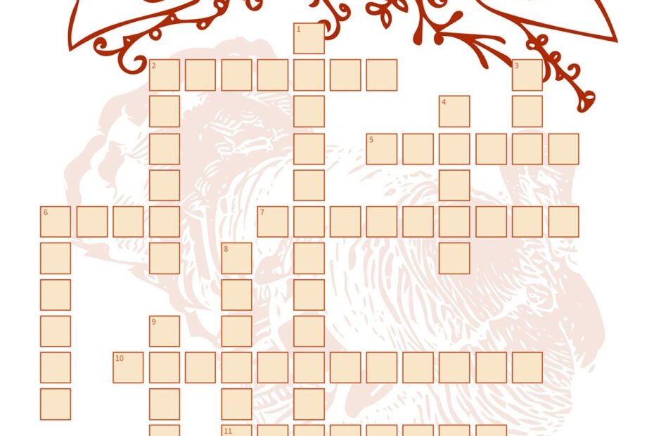 Ridiculously Difficult Thanksgiving Crossword Puzzle