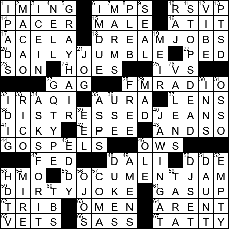 Scrambled Words Newspaper Game Crossword Clue Archives LAXCrossword