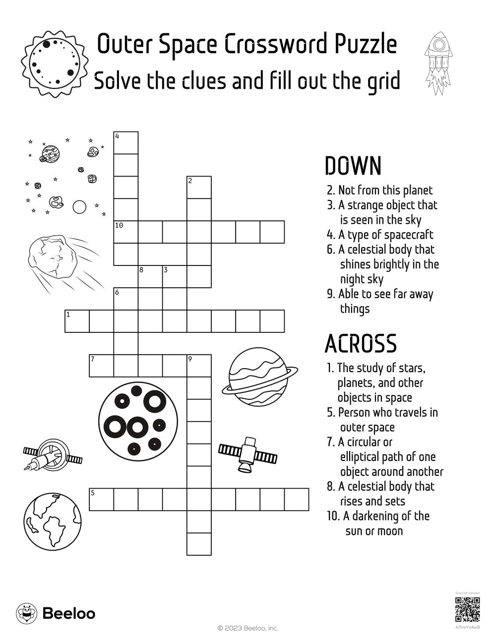 Spheres In Space Crossword