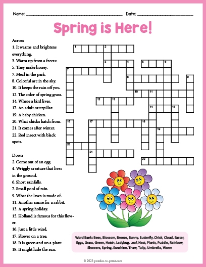 Spring Crossword