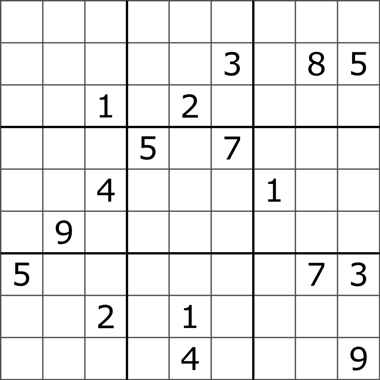 Sudoku Hard Printable