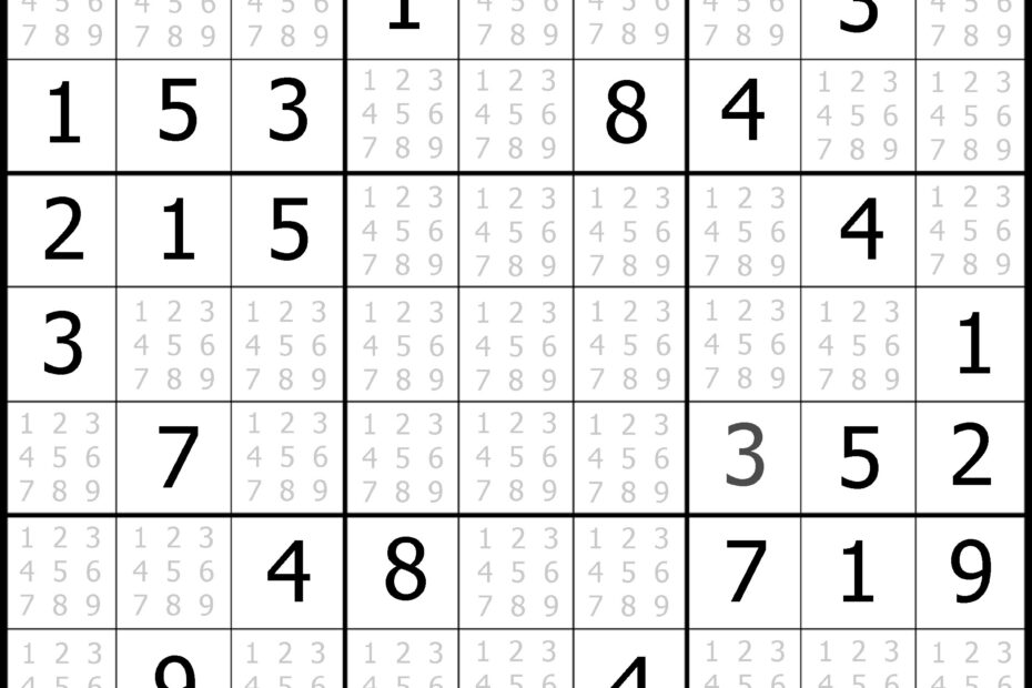 Sudoku Pdf Printable Sudoku Puzzles Printable