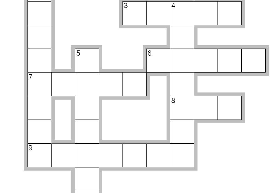 Template For Crossword Puzzle Crossword Template Daily Dose Of