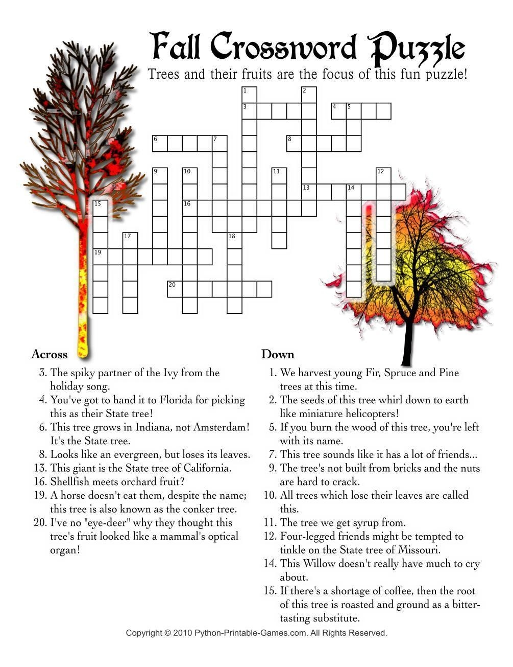 Thanksgiving Crossword Puzzles Pack Thanksgiving Crossword Puzzles Pack