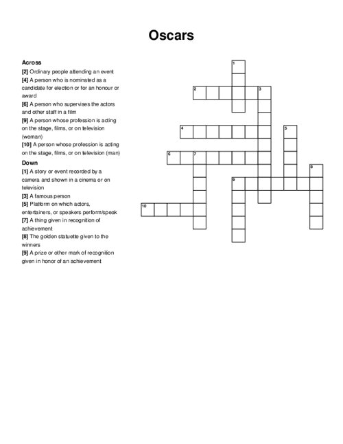 The Wizard Of Oz Crossword Puzzle
