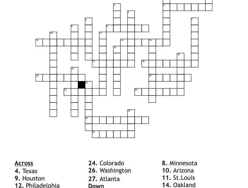 Toronto Sun Crossword Printable James Crossword Puzzles