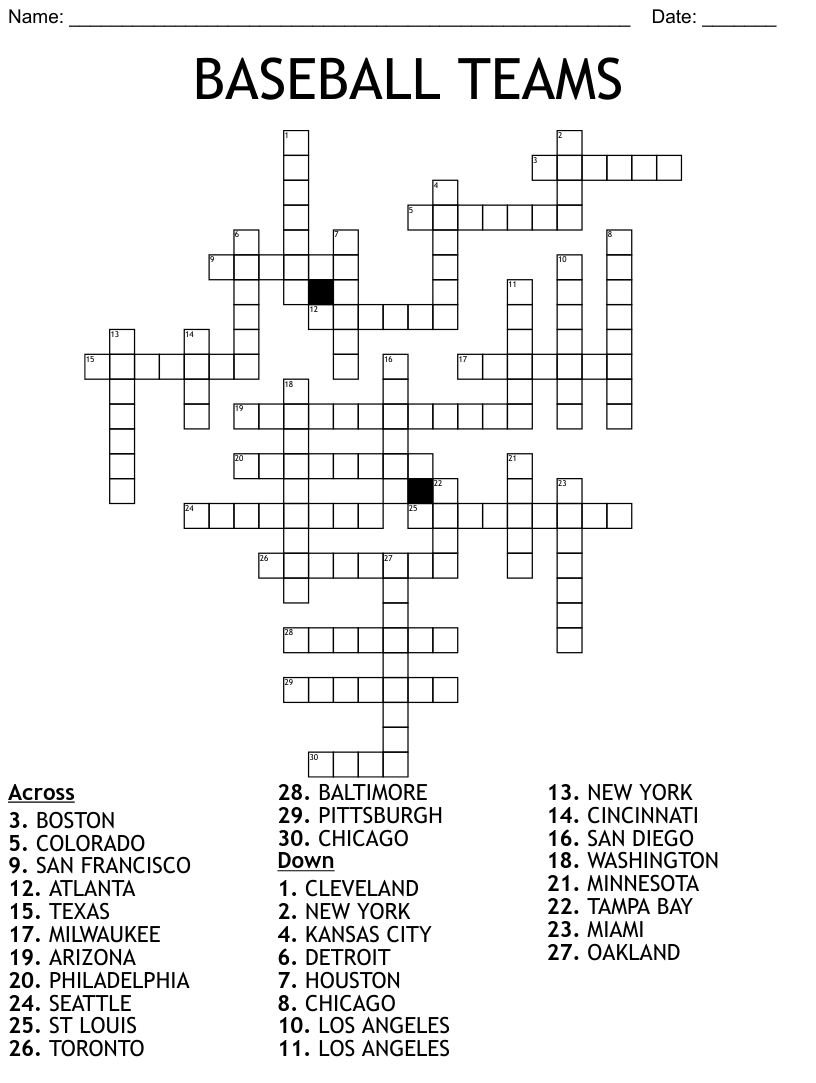 Toronto Sun Crossword Puzzle Printable James Crossword Puzzles