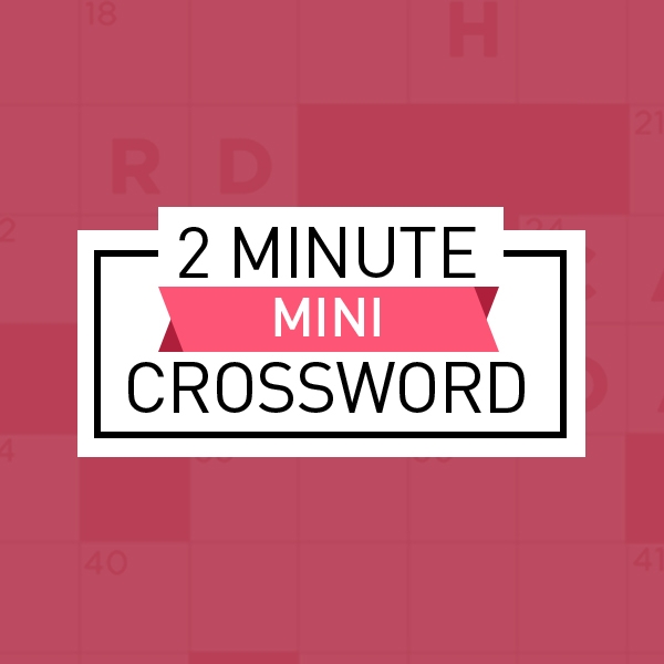 Two Minute Mini Crossword Free Online Game MeTV