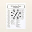 Uncommon Goods Personalized Crossword Print Crosswords