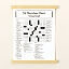 Uncommon Goods Personalized Crossword Print Crosswords