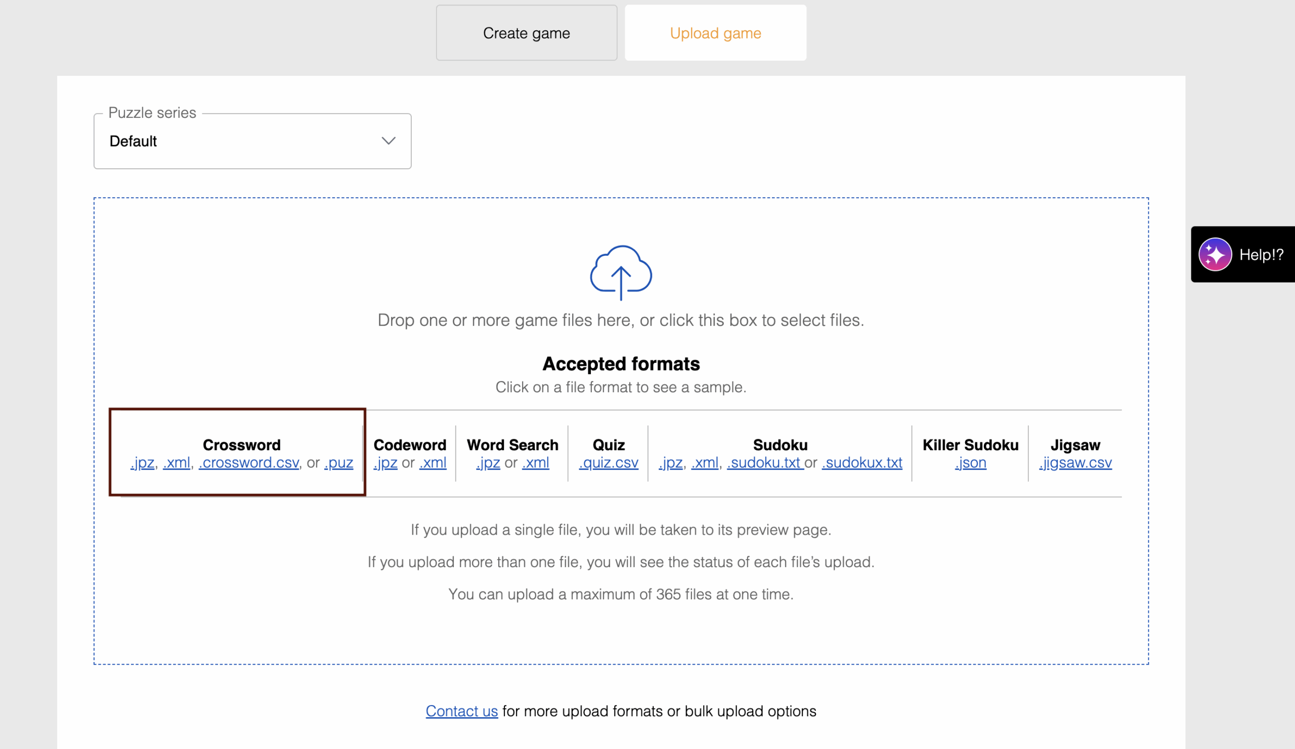 Upload PuzzleMe Help Center