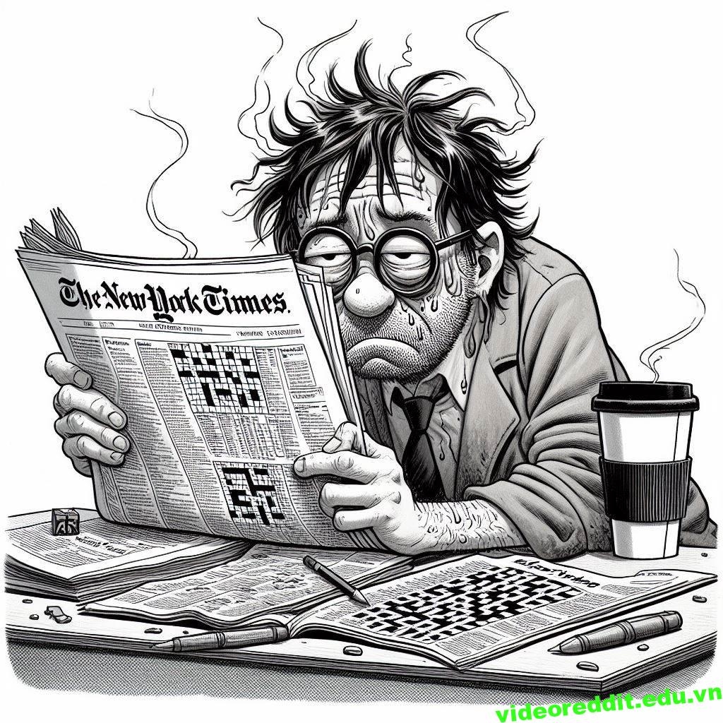 Utterly Exhausted Navigating The New York Times NYT Crossword Puzzle 