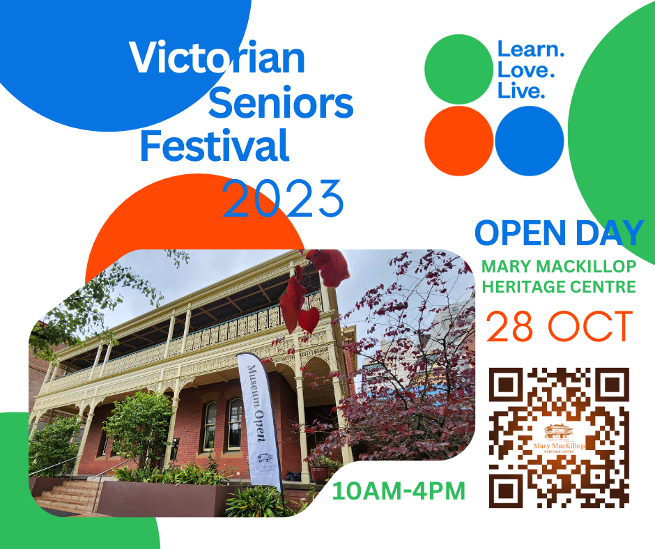 Victorian Seniors Festival At Mary MacKillop Heritage Centre Sisters 