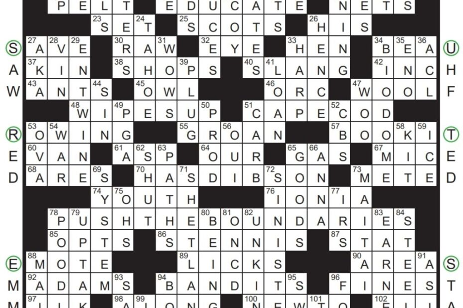 Washington Post Crossword Printable Version Free Crossword Puzzles