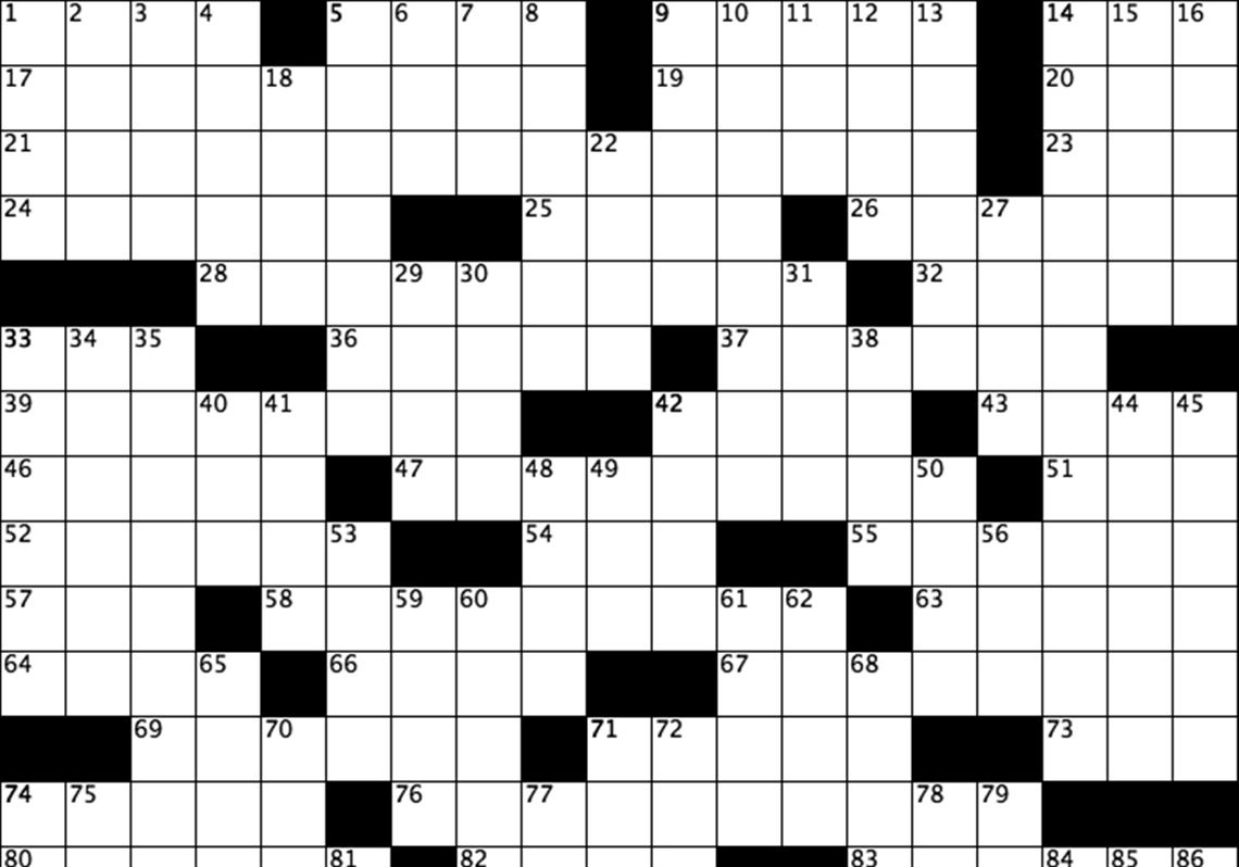 Washington Post Crossword Puzzle Printable Printable Template Free 