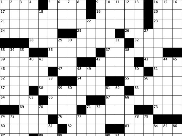 Washington Post Sunday Crossword Puzzle Printable FreePrintableTM
