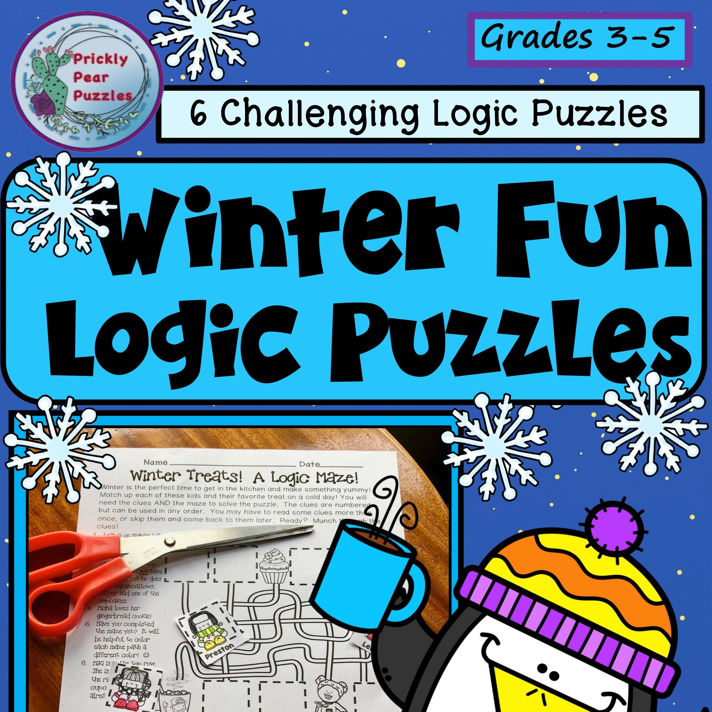 Winter Logic Puzzles Made By Teachers Worksheets Library
