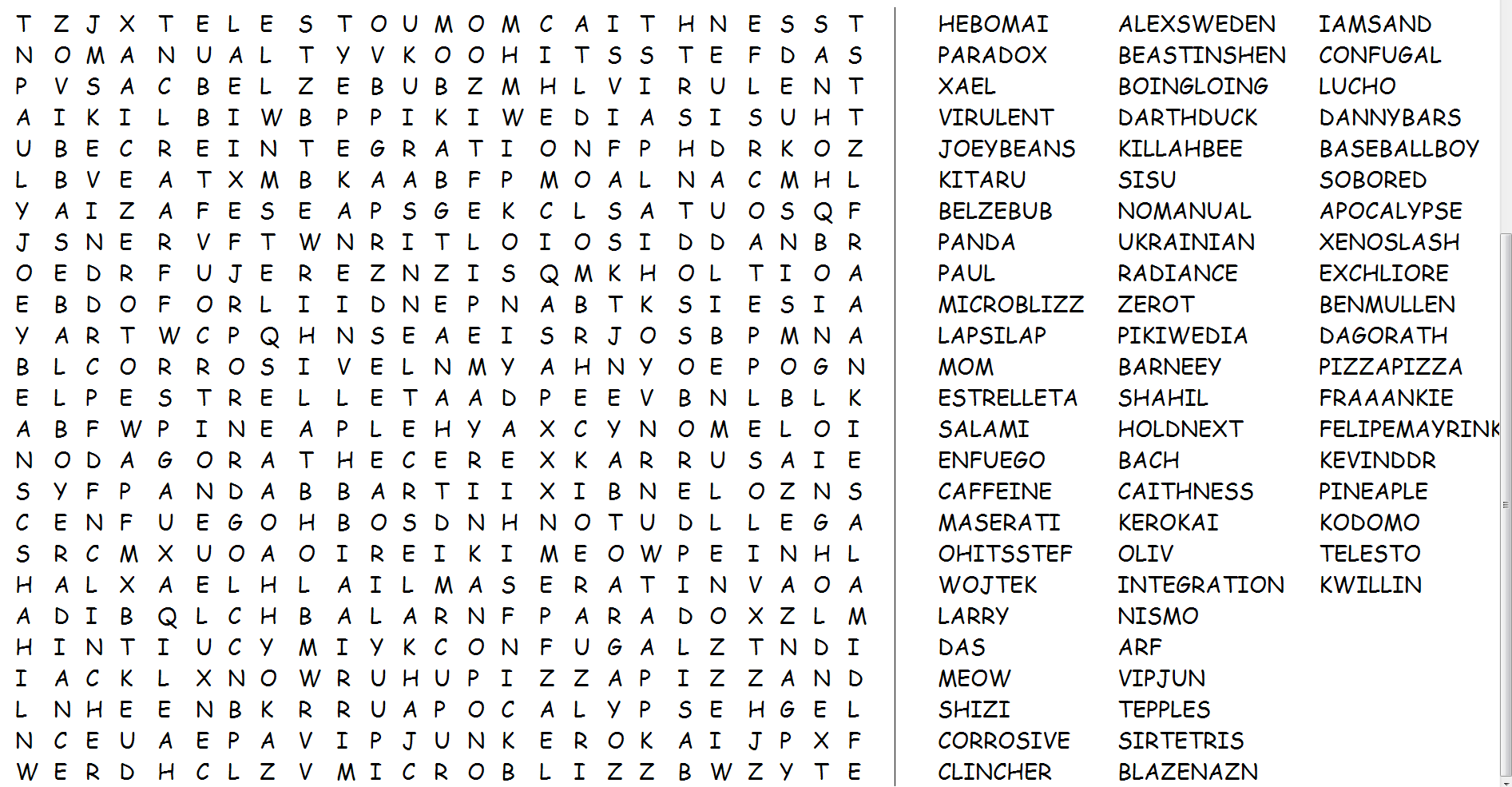 Word Search Puzzles Printable Hard James D Duncan