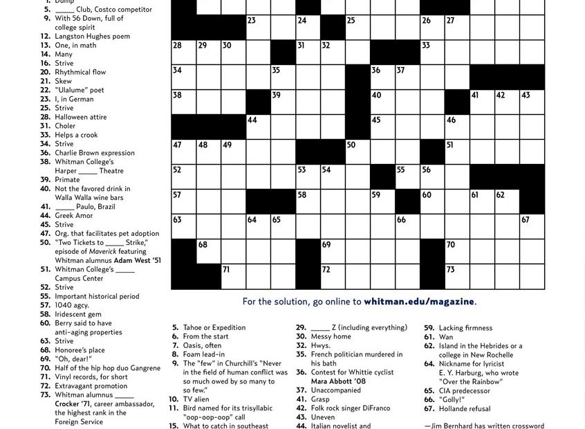 You Magazine Printable Crossword Puzzles Printable Printable