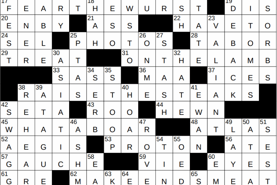 1008 24 NY Times Crossword 8 Oct 24 Tuesday NYXCrossword