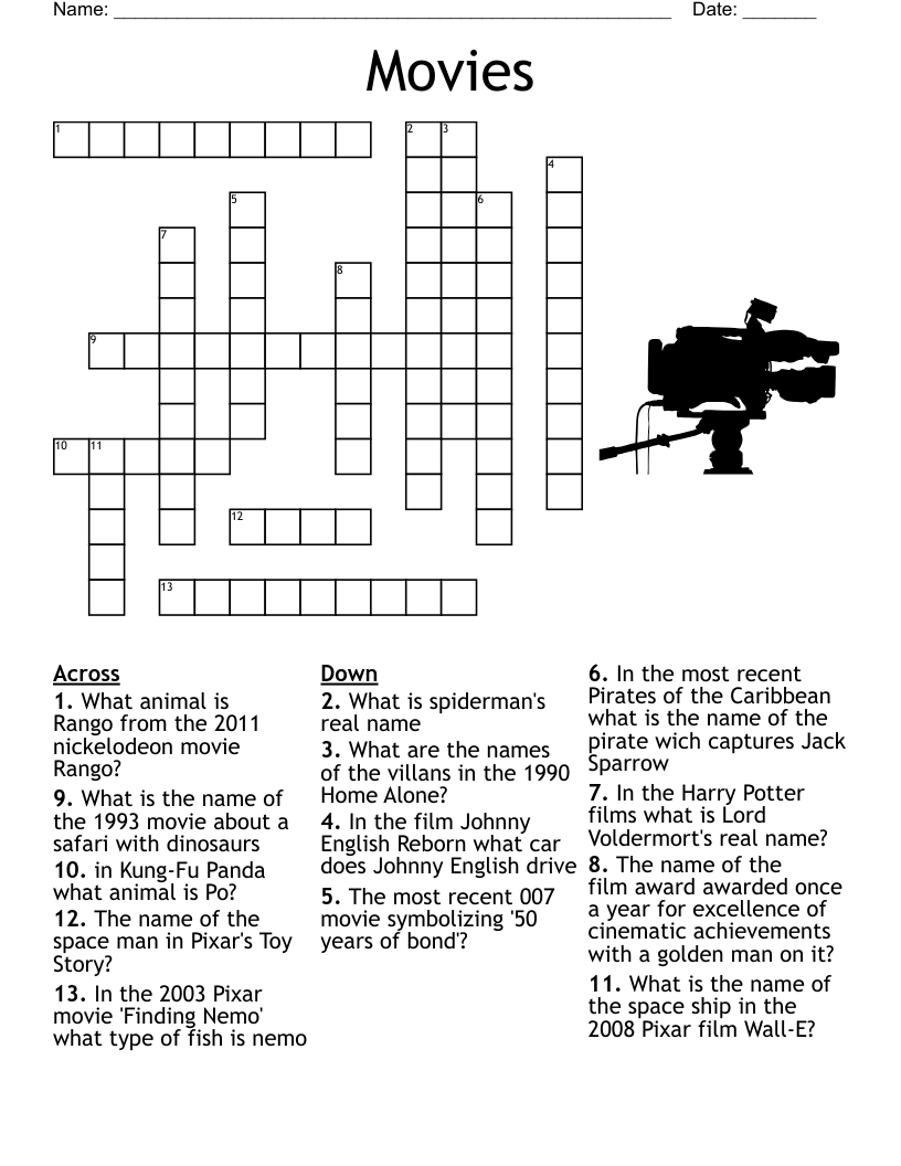 21 Crossword Puzzles For Middle Schoolers Online And Hands On 