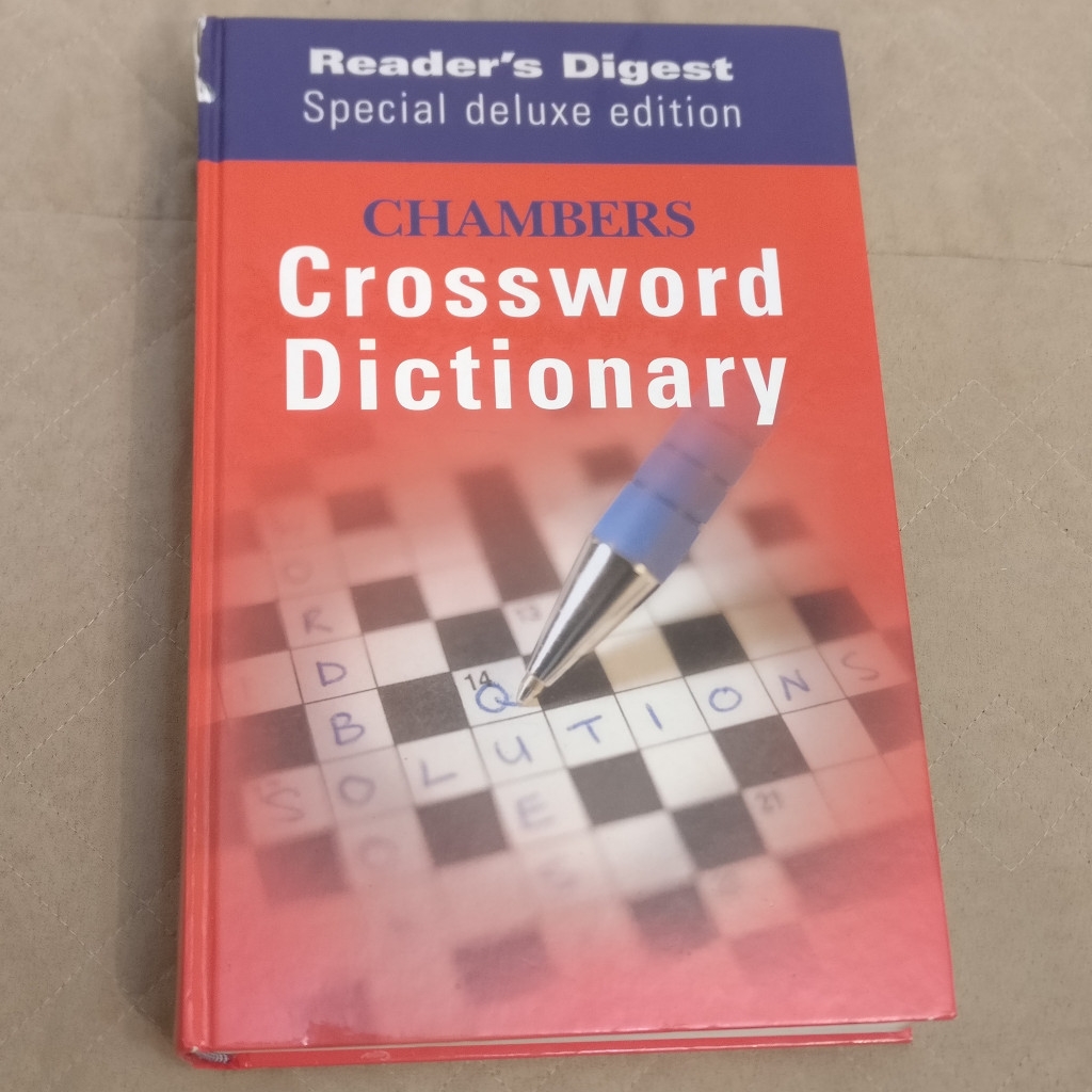 2x Readers Digest Books Crossword Helper And Reverse Dictionary
