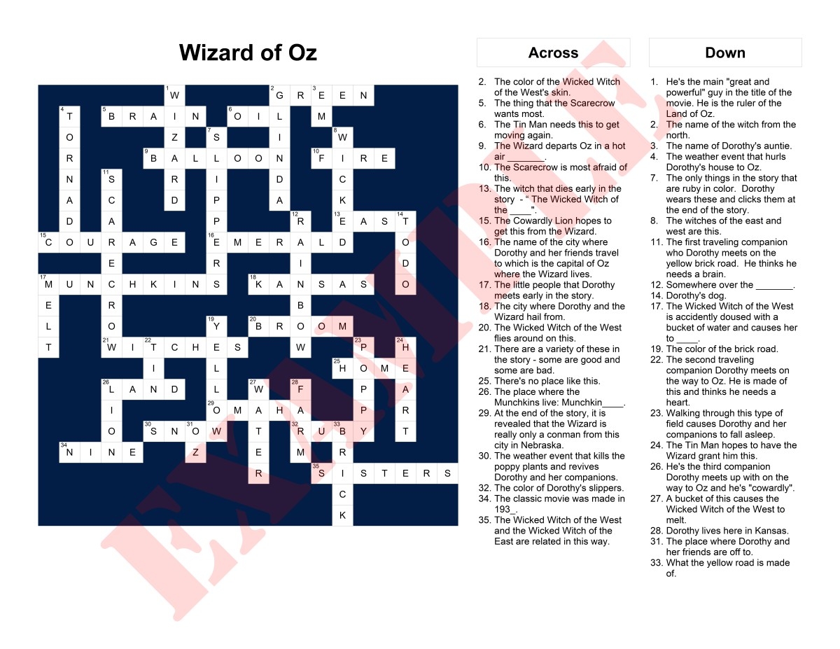 76 130 Word Puzzle Clues Right Side