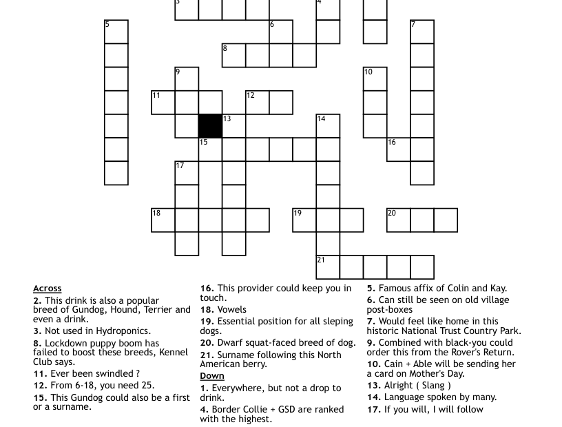 A BSOLUTELY CLUELESS X WORD PUZZLE Crossword WordMint