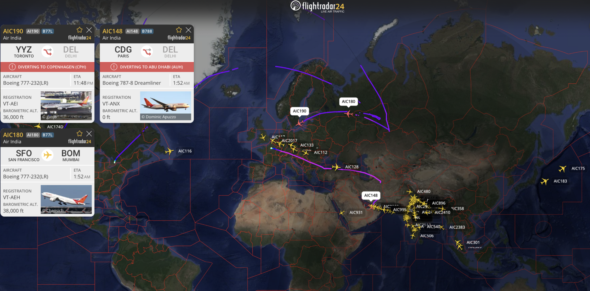 Air India Hit By Flight Diversions Due To Pakistan Airspace 