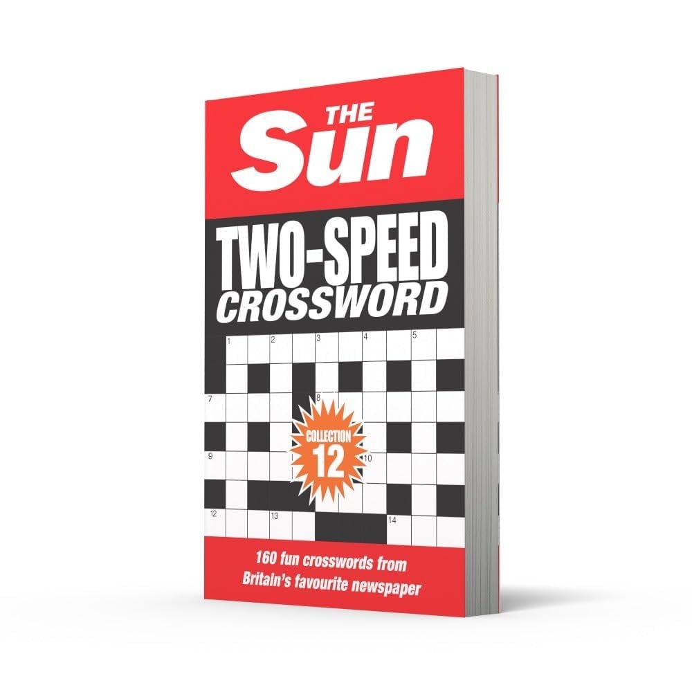 Amazon The Sun Two Speed Crossword Collection 12 160 Two in one Cryptic And Coffee Time Crosswords The Sun Puzzle Books 9780008673192 The Sun Books