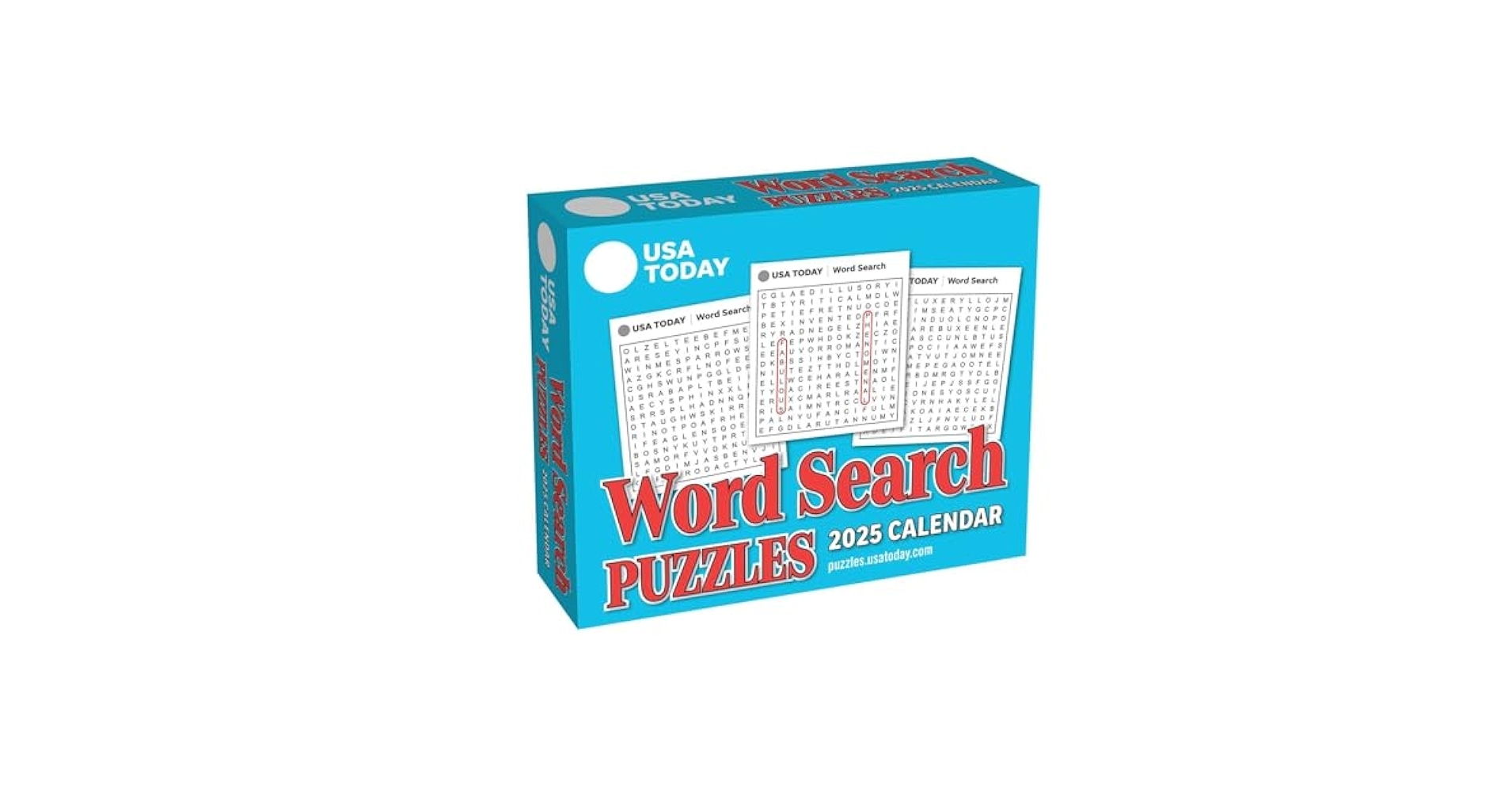 Amazon USA TODAY Word Search 2025 Day to Day Calendar 
