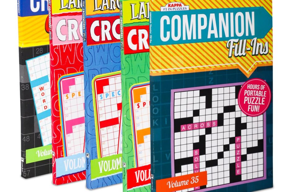 Amazon VARIETY SAVINGS 5 Pack 450 Travel Size Crosswords