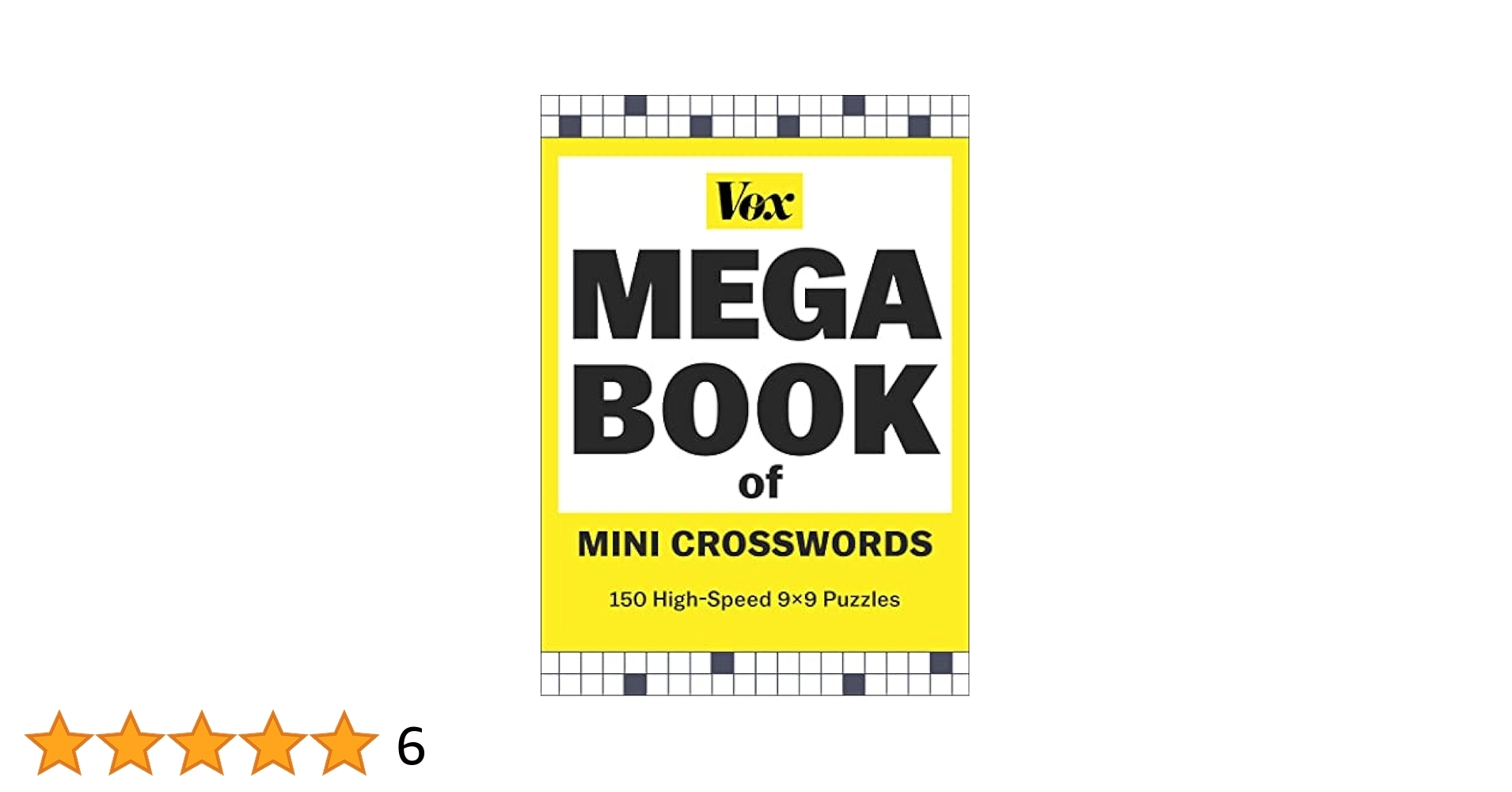Amazon Vox Mega Book Of Mini Crosswords 150 High Speed 9x9 