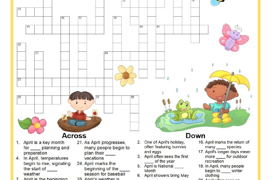 April Crossword Puzzle