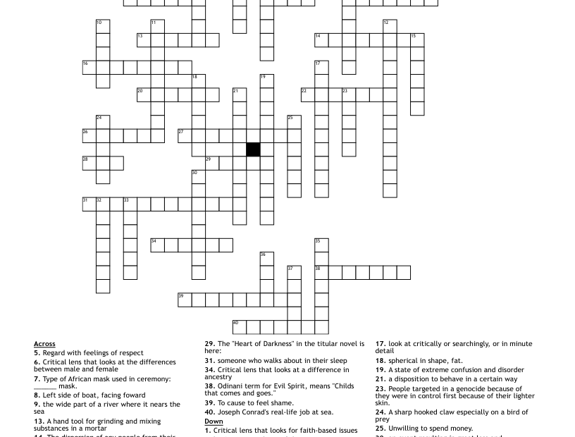 Awesomely Hard Crossword Puzzle Of Difficulty WordMint