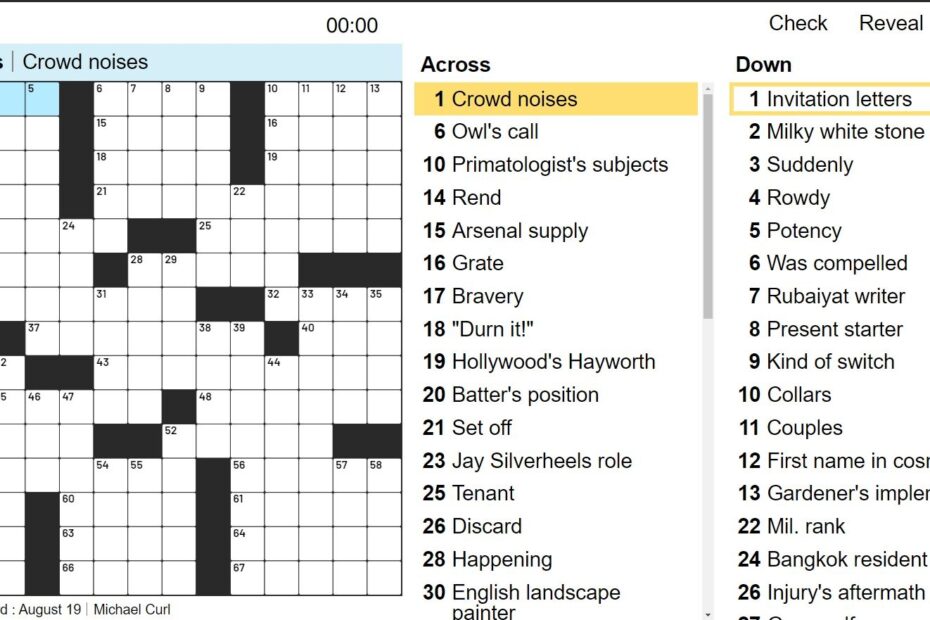 Best Daily American Crossword Free Online Game Denver Post