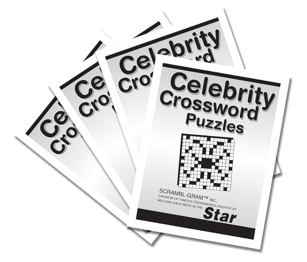 Celebrity Star Crossword By Puzzle Buffs 4 For 24 Scrambl Gram 